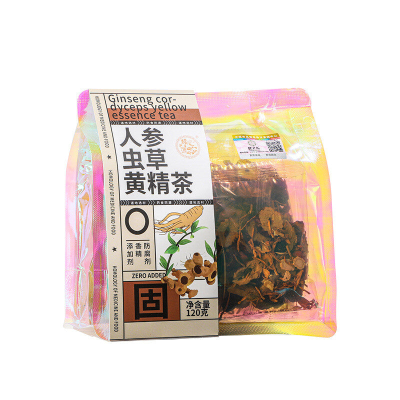 Ginseng Cordyceps Maca Herbal Tea Natural Vitality Energy Boost Health Drink Main image