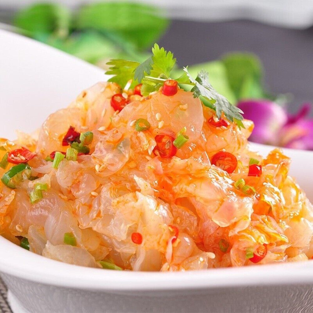 Instant Jellyfish Snack Seafood Flavor 150g 3 Bags with Seasoning Chinese