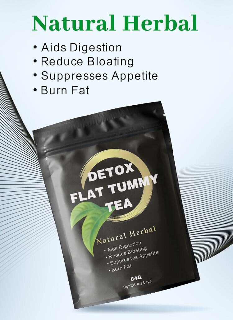 Detox Flat Tummy Tea Bag Natural Organic Herbal Skinny Diet Belly Slimming Tea