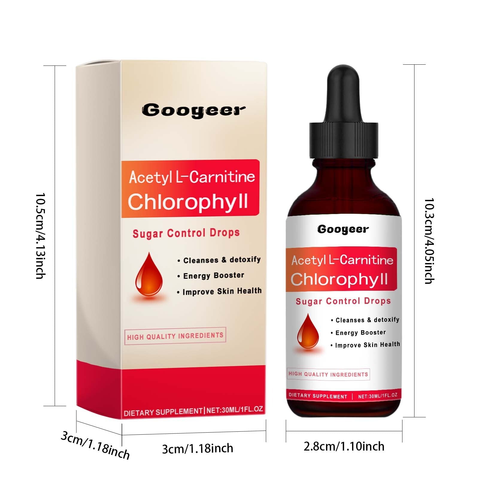 Healthcare Drops for Blood Lipid & Sugar Balance - Body Nutrition Support Main image