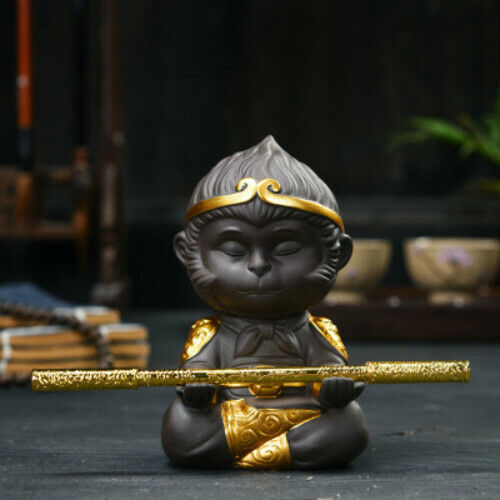 Tea Pets Chinese Purple Tea Pet Clay Kung Fu Tea Set Monkey King Tea Accessories