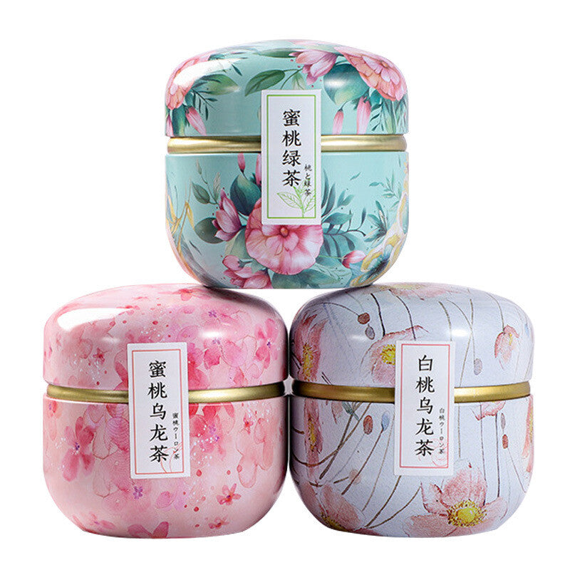 Peach Oolong Tea Gift Set Canned Triange Bags Fruit Tea Apple White Peach