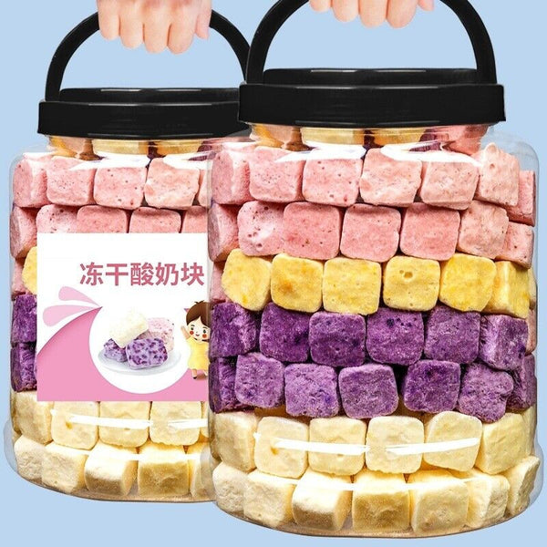 Freeze-Dried Yogurt Bites Strawberry Peach Blueberry Mango Fruit Snacks