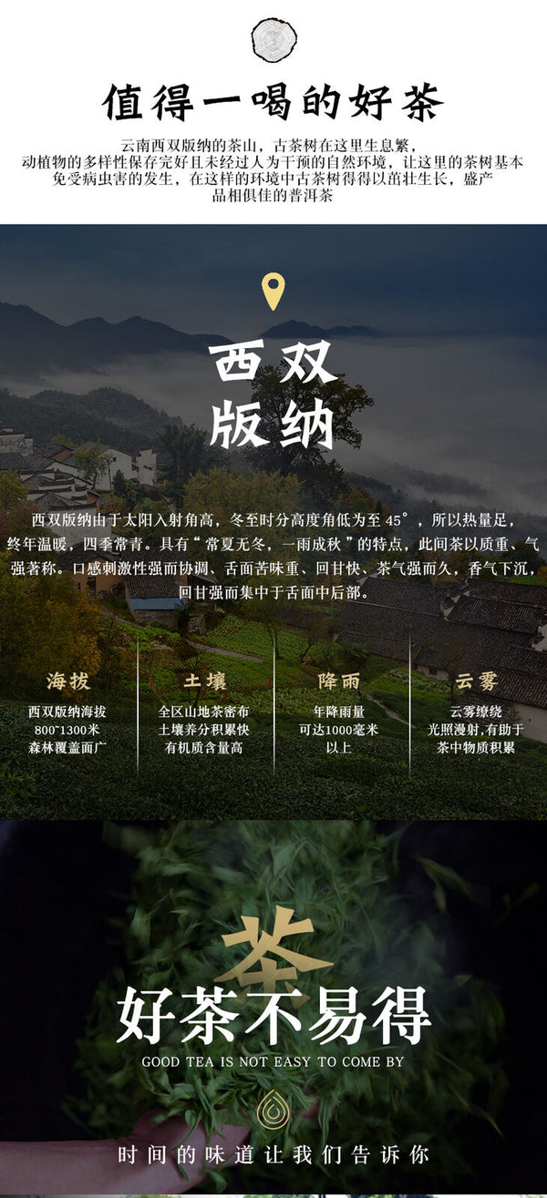 HelloYoung High Quality Yunnan Pu-erh Raw Tea 357g Raw Tea Cake Healthy Drink