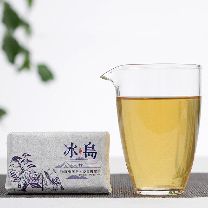 HelloYoung Yunnan Pu'er Tea 50g Icelandic Sweet Large Old Tree Pu'er Raw Tea Brick Secondary image