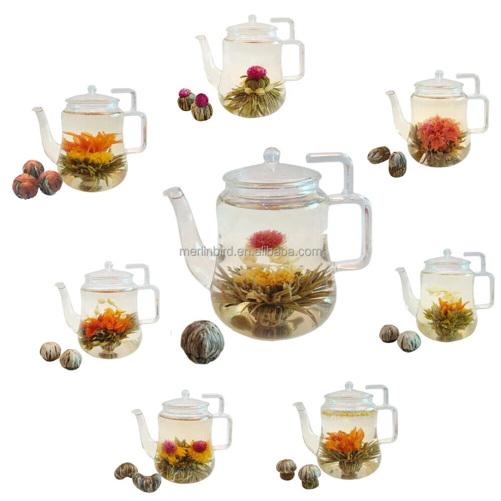 NEW Hand-made Beautiful Blooming Flower Tea Ball Dried Flowers Tea 20pcs Main image