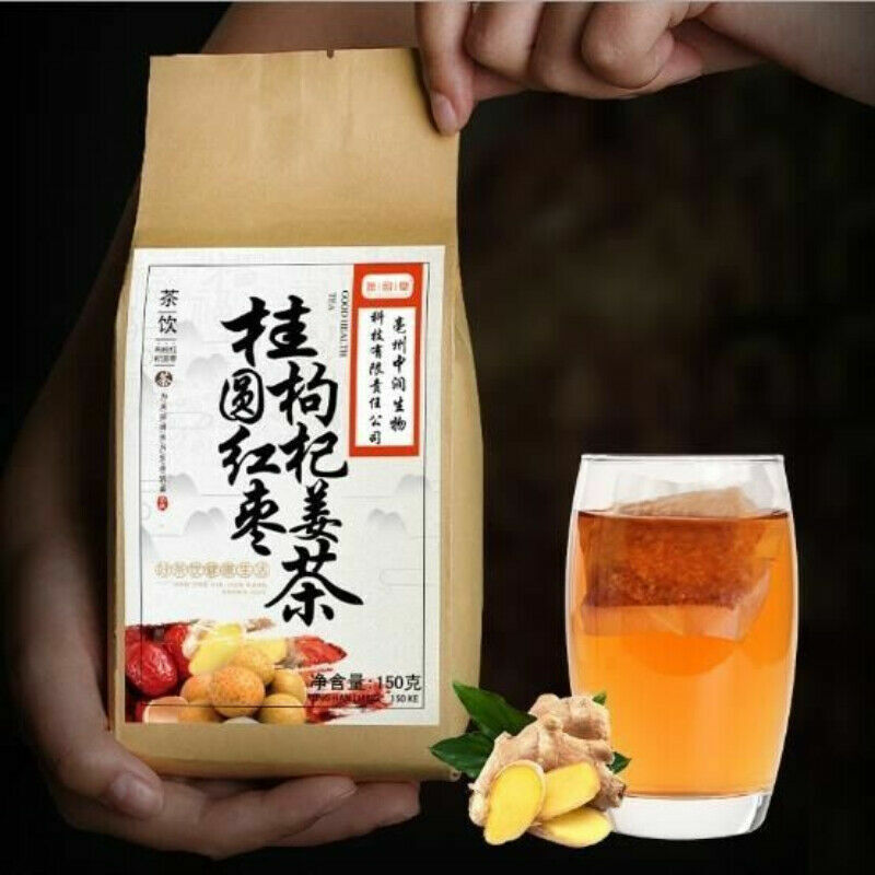 HelloYoung Organic Longan Red Date Wolfberry and Ginger Tea Women's Health Herbal Tea 150g Secondary image