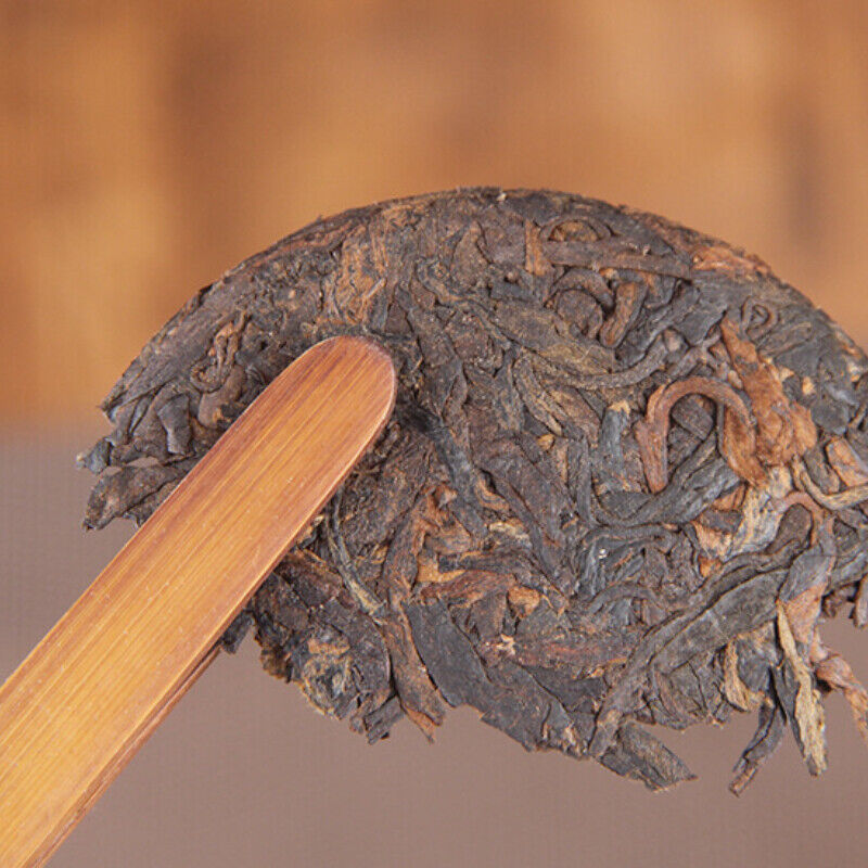 HelloYoung 50g*10 Pcs Yunnan Pu'er Tea Ripe Tea Cake Old Flavor Aged Small Cake Tea