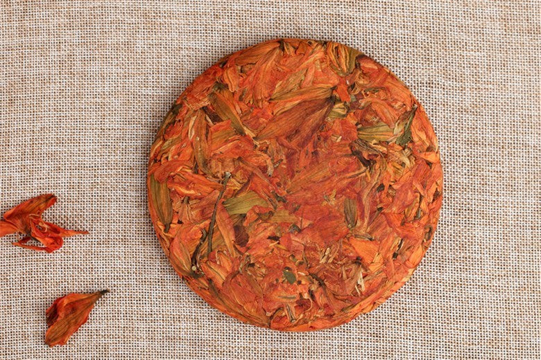200g Lily Scented Tea Cake Natural Organic Herbal Tea Lungs Cough Sedative Tea Secondary image