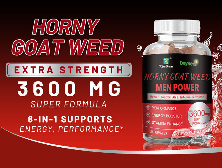 Horny Goat Weed Men Power Gummies MACA Health Gummies