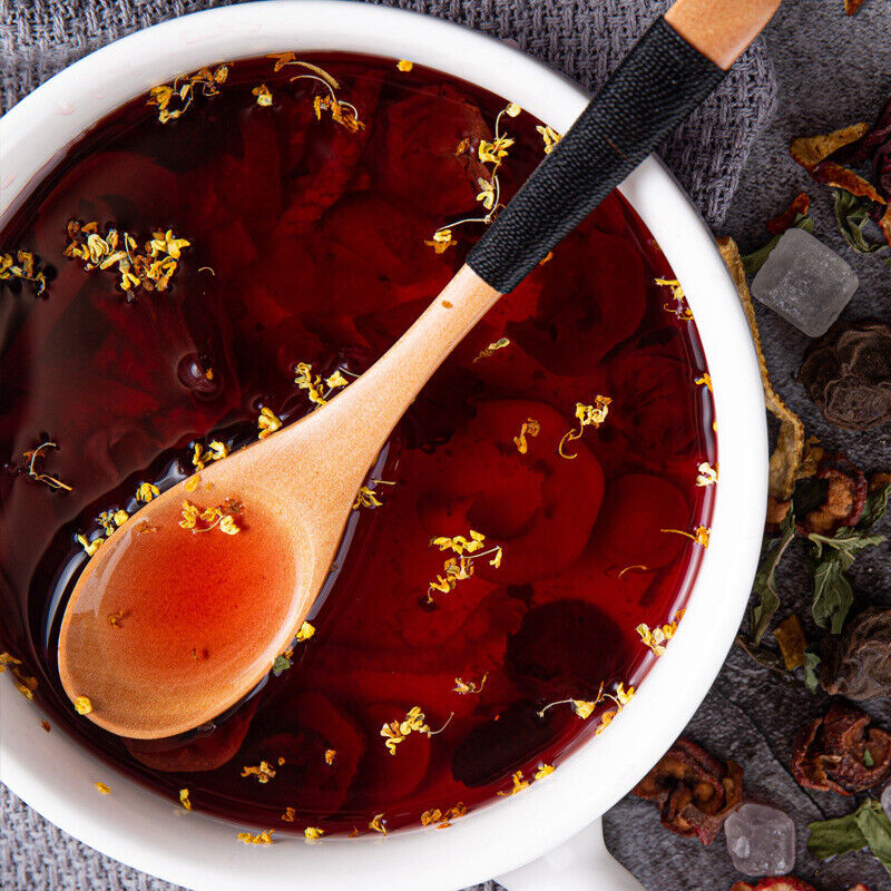 Beijing Sour Plum Soup Instant Mix with Rock Sugar and Hawthorn, Triangle Pack