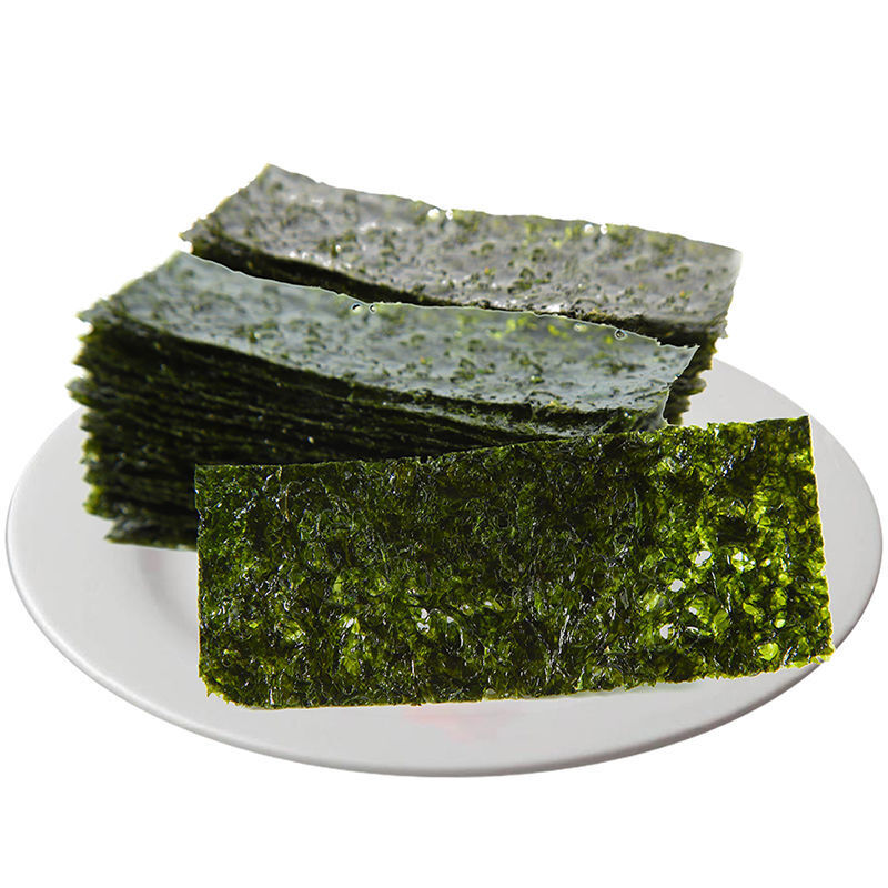 1 Pack 100 Piece Roasted Dried Seasoned Seaweed Thai Snack Sheets Salt Korean