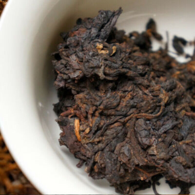 TemuTea 357g Haiwan Old Comrade Ecology Puer Tea Cake Ripe Pu-erh Tea