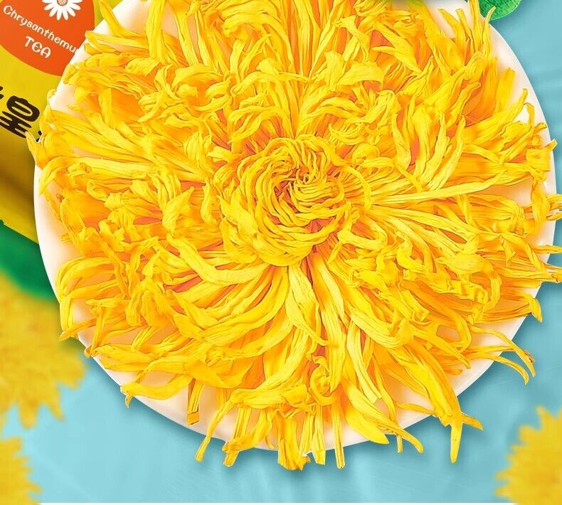 Golden Chrysanthemum Tea with Ju Hua & Goji-Top Grade Detox Herbal Tea 20g/50Pcs