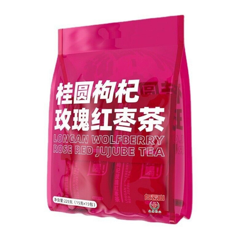 Longan Goji Red Date Rose Tea Womens Health Herbal Blend Natural Wellness