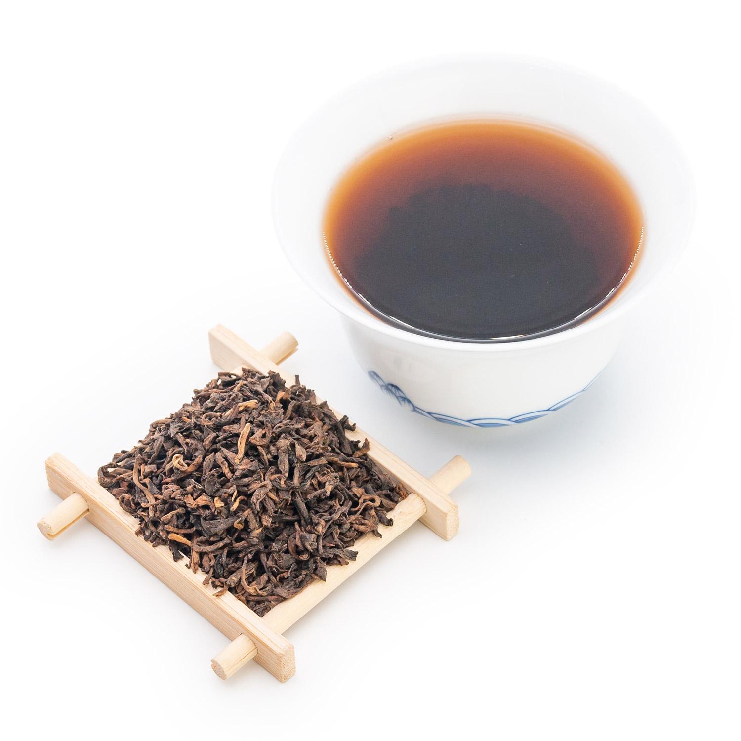 Imperial Ripe Puer Tea Loose Leaf China Yunnan Puerh Black Tea Secondary image