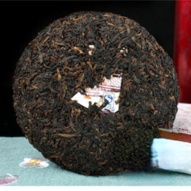 HelloYoung 150g Menghai Dayi Ripe Pu-erh Tea Cake Wu Zi Deng Ke Puer
