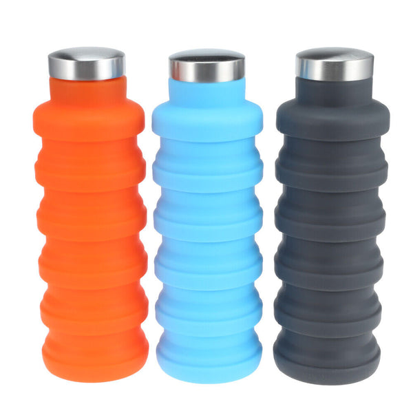 Water Bottle Retractable Folding Coffee Bottle Outdoor Travel Drinking Bottle