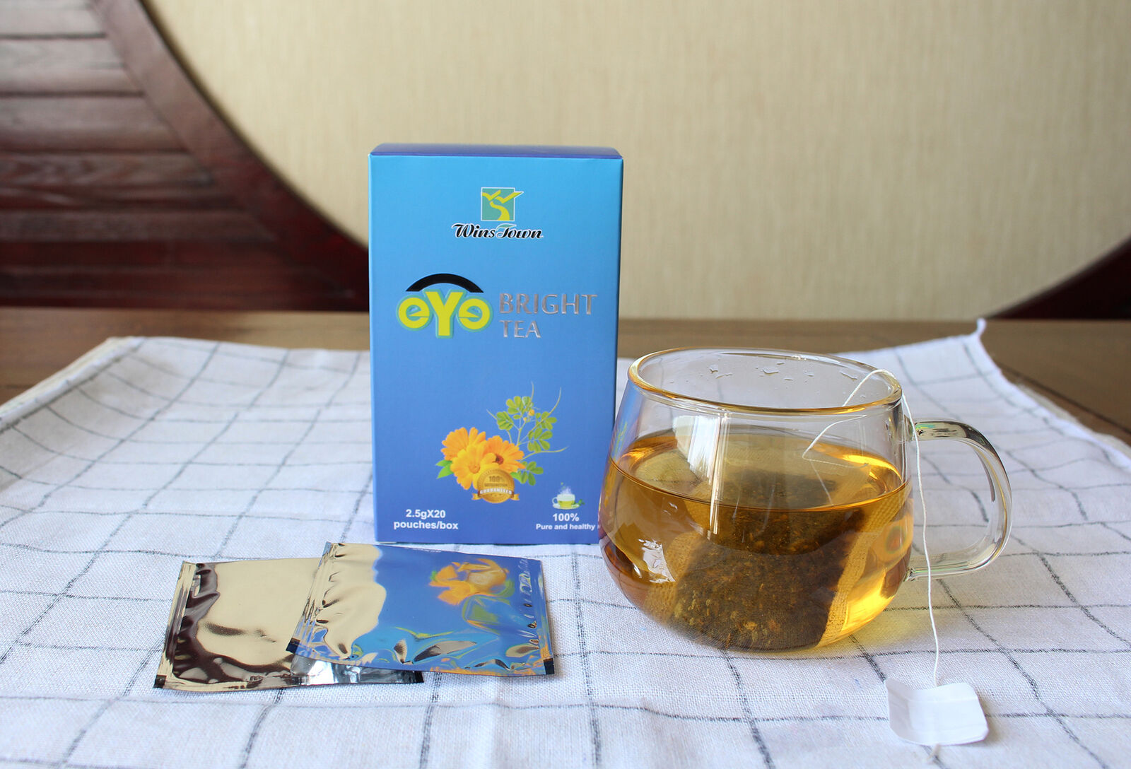 Eye Bright Tea Teabags 100% Herbal Tea Bag 50g 2.5*20 Pouches/box Secondary image