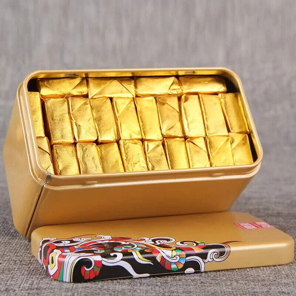 Aged Pu'er Ripe Tea Small Gold Brick 500g Mini Tuocha Original High Fragrance