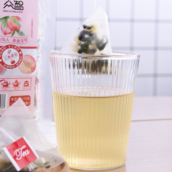 Peach-oolong Tea Triangle Bag Freeze-dried Peach-diced Tea Oolong Tea