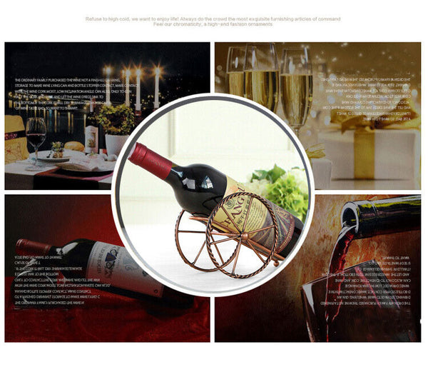 Wine Bottle Racks Bottle Holder Home Kitchen Bar Handmade Plating Display Shelf