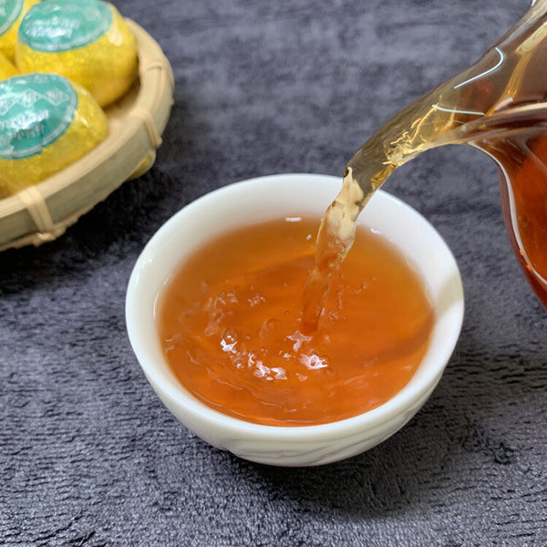 Xinhui Raw Sun-dried Small Green Citrus Bulk Puerh Tea Chen Pi Small GreenCitrus