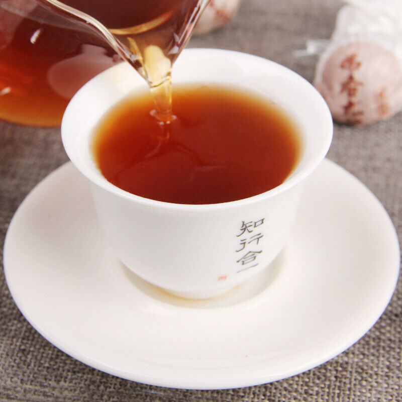 HelloYoung Glutinous Rice Fragrance Puerh Ripe Tea Dragon Pearl 500g Puerh Tea Tuocha