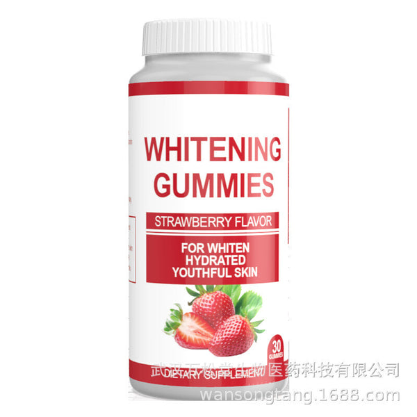 Whitening Gummies Slimming Candy Strawberry Flavor 3g*30 capsules