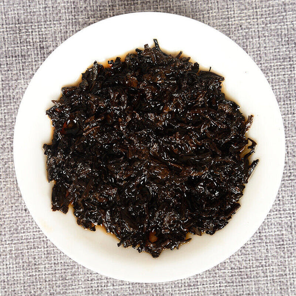 HelloYoung 357 g Yunnan deep mountain wild flavor cooked cake seven sub cake Pu'er tea