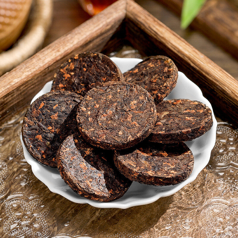 Authentic Osmanthus Pu'er Tea Yunnan Menghai Pu'er Cooked Tea Mini Tea Cake Secondary image