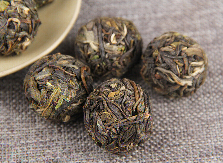 HelloYoung Glutinous Rice Fragrance Pu'er Raw Tea Dragon Pearl 500g Pu'er Tea Tuocha