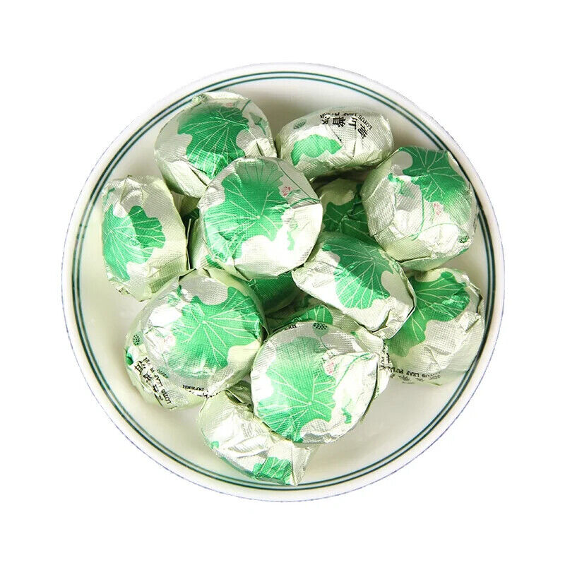 Yunnan Lotus Leaf Pu'er Ripe Tea Scented Tea Xiaotuo Tea Herbal Tea 500g Secondary image