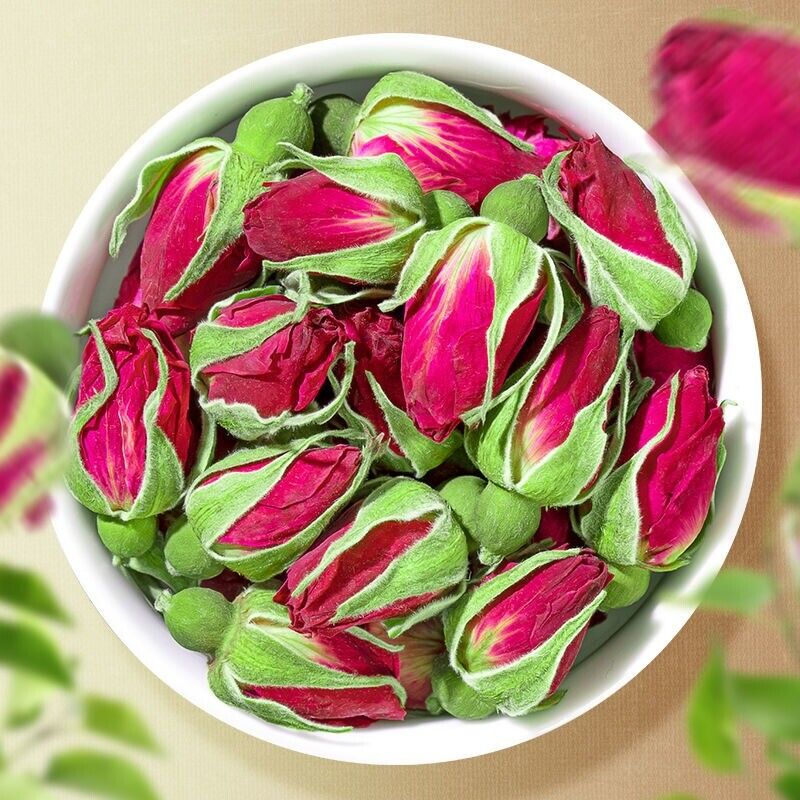 Rose TeaPingyin Red Rose TeaNatural Heavy Dried Rose Flower Herbal Tea 250g Secondary image