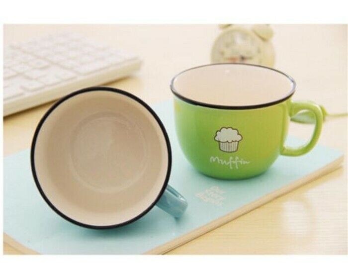 Ceramic Mug Coffee Milk Breakfast Cup Cute Porcelain Tea Mugs 250ml Novetly Gift