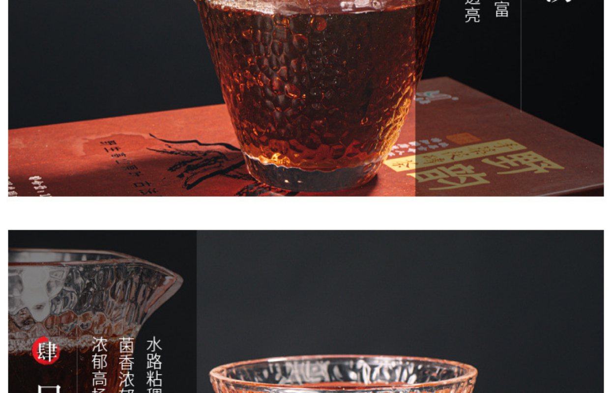 HelloYoung 1kg Hunan Tianti Anhua Black Tea Golden Flower Tian Fu Brick Tea Anhua Black Tea