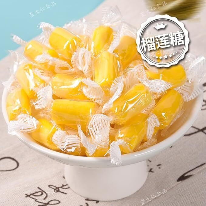 500g Toffee Durian Milk Candy Thai Flavor Fruit Gummies Durian Soft Candy Main image