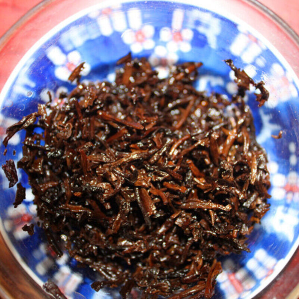 357g/12.59oz Top-Grade  Pu'er Ripe Tea Palace Golden Bud Tea Big Leaf Black Tea