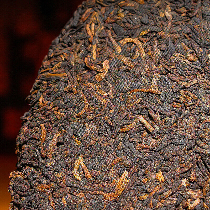 HelloYoung Yunnan Pu'er Tea Ripe Tea Cake Lao Banzhang Ripe Tea Cake 357g Secondary image