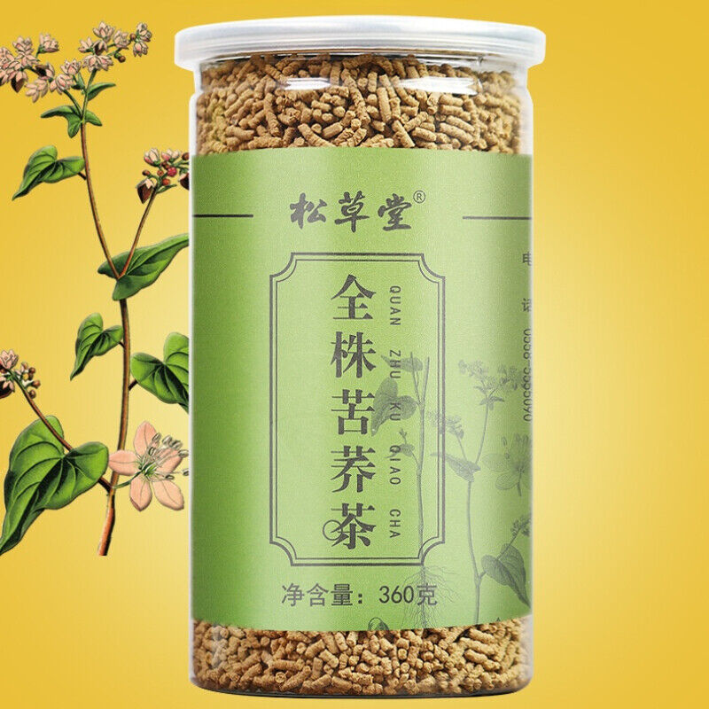 HelloYoung Health Care Whole Plant Tartary Buckwheat Tea Quanzhukuqiaocha Herbal Tea 360g