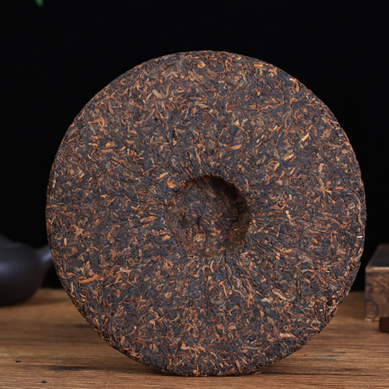 HelloYoung Tea Ripe Tea Cake Royal Scent Banzhang Health Care 357g Banzhang Pu-erh