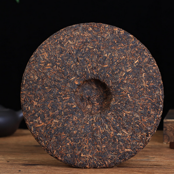 HelloYoung Tea Ripe Tea Cake Royal Scent Banzhang Health Care 357g Banzhang Pu-erh
