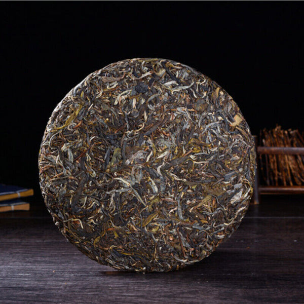 HelloYoung Lose Weight Puerh Cha Tea Cake Yunnan Nannuoshan Big Tree Pu-Erh Green Tea 357g