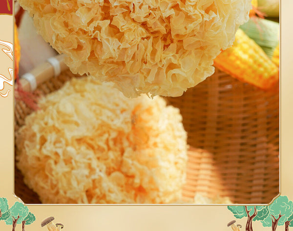 125g White Fungus Dry Goods Fresh Gutian White Fungus Sulfur-free Snow Fungus