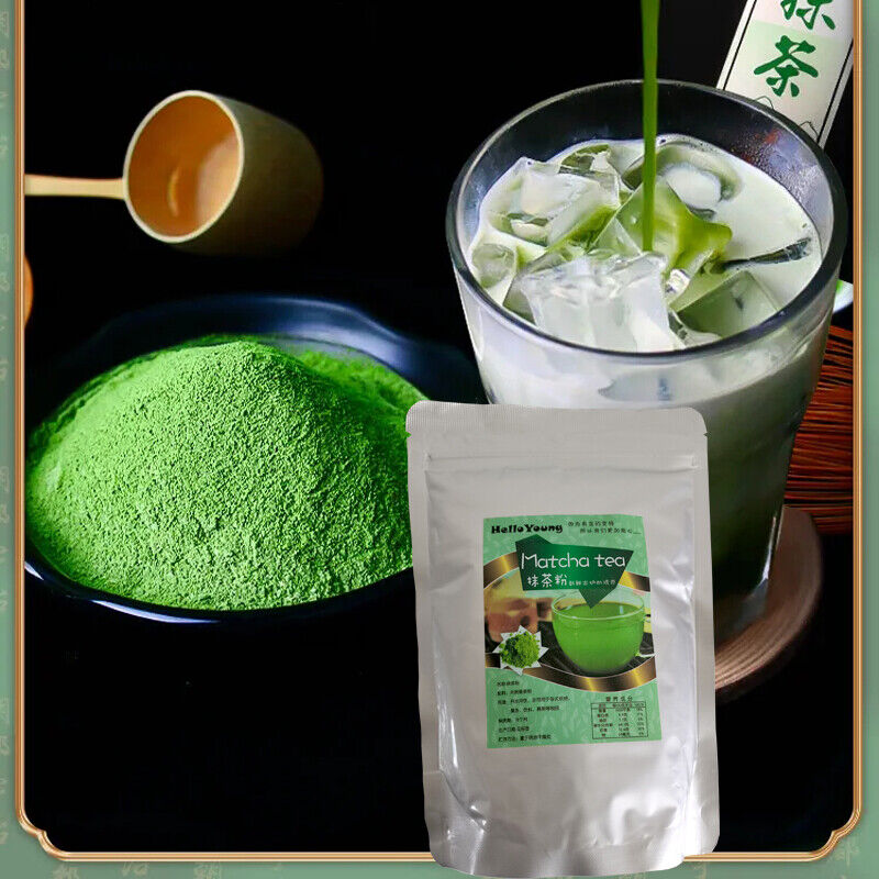 Matcha green powder MATCHA POWDER latte drink sweetened premux keto 250g/8.8oz