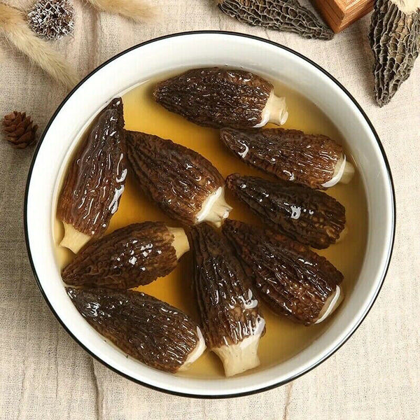 HelloYoung High Quality MOREL-DRIED-MUSHROOMS Natural Chinese Specialty Original 50g 羊肚菌