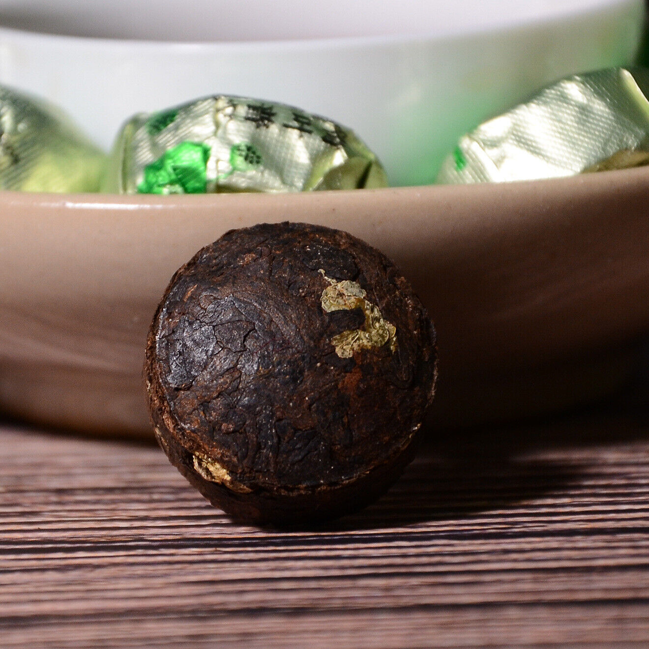 HelloYoung 500g Yunnan lotus leaf mini tuo tea cake gold brick pu-erh tea ripe tea loose