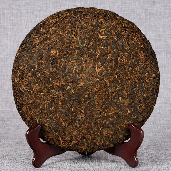 HelloYoung TeaPuerh Tea Ripe Tea Black Tea Weight Loss Healthy Drink 357g Banzhang Golden