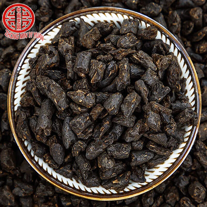 HelloYoung TeaNew Black Tea Pu'er Tea Canned Cooked Tea Fossil Old Cooked Pu'er Tea 100g