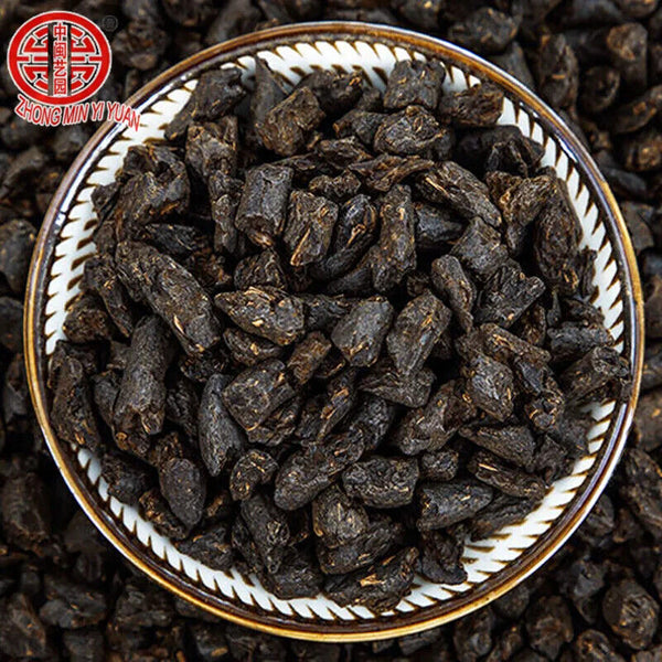 HelloYoung TeaNew Black Tea Pu'er Tea Canned Cooked Tea Fossil Old Cooked Pu'er Tea 100g